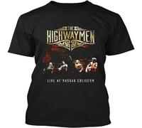 MISS LILLY ATONG The Highwaymen American Country Music Supergroup Band T-Shirt Black XL