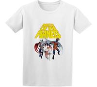MISS LILLY Battle of The Planets Anime T-Shirt Casual Graphic Comfortable Tees White 3XL