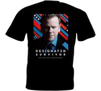 MISS LILLY Designated Survivor v4 Kiefer Sutherland T-Shirt Black XXL