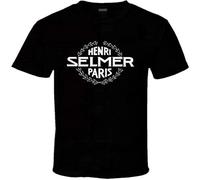 MISS LILLY Funny Men T Shirt Tees Henri Selmer Paris Saxophone Fit Casual Graphic Short Sleeve Tops Black XXL