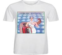 MISS LILLY Little Feat Dixie Chicken Men's T Shirts with Designs Round Neck White 3XL