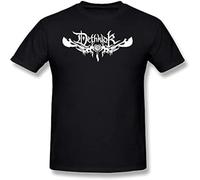 MISS LILLY Men's Dethklok Logo T-Shirt Casual Graphic Tops Black S