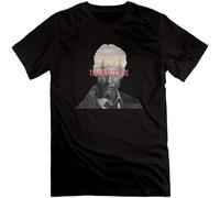 MISS LILLY Men's True Detective Double Exposure T-Shirts Black L