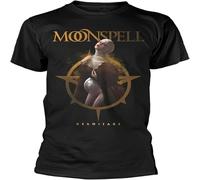MISS LILLY Moonspell Hermitage T-Shirt Casual Graphic Tees Black L