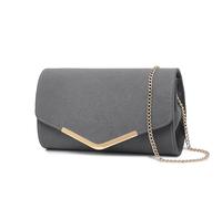 Miss Lulu Bolsa de Cadena Mujer Elegante Clutch Carteras de Mano Bandolera Ante Pequeñas Monedero