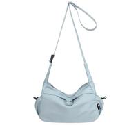 Miss Lulu Bolsa de Hombro para Mujer,Bandolera Crossbody Unisex,de Nylon Impermeable,Ideal para Viaje,Excursiones y Actividades Al Aire Libre