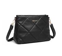 Miss Lulu Bolso Bandolera de Mujer con Correa Ajustable y Desmontable - Diseño Acolchado Moderno y Ligero para Uso Diario