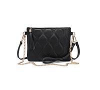 Miss Lulu Bolso Bandolera de Mujer con Correa Ajustable y Desmontable - Diseño Acolchado Moderno y Ligero para Uso Diario