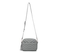 Miss Lulu Bolso Bandolera Mujer con Textura de Punto en Forma de V - Cuero Sintético, Decoración de Borlas, Clásico con Correa Extraíble y Ajustable