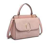 Miss Lulu LB6871 PK, Bolso de Hombro para Mujer, 1-4 Rosa, Talla única