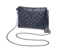 Miss Lulu Bolso Clutch Calavera, Bolsos de Mujer Góticos, Bolso de Mano de Fiesta Elegante, Estilo Gótico, Ideal para Eventos Nocturnos y Casuales