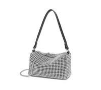 Miss Lulu Bolso Fiesta Mujer con Strass,Bolso de Fiesta Pequeña y Bolso de Mano Noche,Ideal para Eventos,Citas y Cócteles