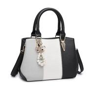 Miss Lulu Bolso Mujer Elegante - Bandolera/Shopper de Mano en Cuero Sintético Multicolor - Ideal para Fiesta, Trabajo y Viajes