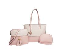 Miss Lulu Bolso Mujer Grande - Bandolera Combo - Con Gran Capacidad y Material Resistente - Perfecto para el Dia a Dia en la Universidad y Actividades Cotidianas