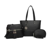 Miss Lulu Bolso Mujer Grande - Bandolera Combo - Con Gran Capacidad y Material Resistente - Perfecto para el Dia a Dia en la Universidad y Actividades Cotidianas