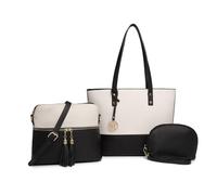 Miss Lulu Bolso Mujer Grande - Bandolera Combo - Con Gran Capacidad y Material Resistente - Perfecto para el Dia a Dia en la Universidad y Actividades Cotidianas