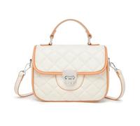 Miss Lulu Bolso para Mujer Bolso Bandolera Pequeño de Cuero PU Estampado con Correa Ajustable y Desmontable para Compras, Trabajo y Uso Diario