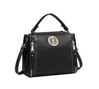 Miss Lulu, E1851 BK Mujer, Black, 9.8 x 4.3 x 8.7 Inches