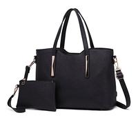 Miss Lulu Bolsos de Mujer 2 Piezas Bolso de Hombro Bandolera Cartera Hermosa fácil Cambiar en Uso Diario
