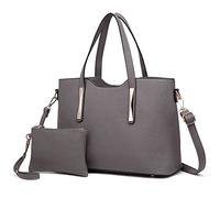 Miss Lulu Bolsos de Mujer 2 Piezas Bolso de Hombro Bandolera Cartera Hermosa fácil Cambiar en Uso Diario