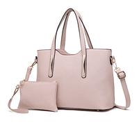 Miss Lulu Bolsos de Mujer 2 Piezas Bolso de Hombro Bandolera Cartera Hermosa fácil Cambiar en Uso Diario