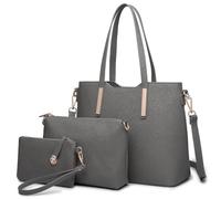 Miss Lulu Bolsos de Mujer 3 Piezas Bolso de Hombro Bandolera Cartera Hermosa fácil Cambiar en Uso Diario