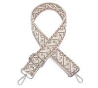 Miss LuLu Correa para Bolsos Ajustable - Correa Bolso Bandolera, Correa de Hombro con Estilo Bohemio, Accesorios de Bandolera de Bricolaje, Mosquetón Universal, 63-121 cm