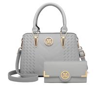 Miss Lulu Elegante Bolsos de Mujer en PU Cuero,Versátil Bolso de Mano y Bolsa de Hombro,Ideal para Trabajo,Escuela y Ocasiones Casuales
