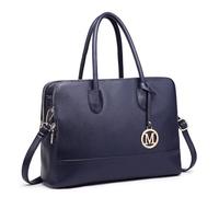Miss Lulu LT1726 NY, Bolsos Tote para Mujer, Azul, Talla única