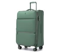 Miss Lulu Maleta de Cabina con Ruedas Blanda Expandible Giratorias Equipaje de Mano Maletas de Viaje Mediana,74,5x44x32cm, Verde