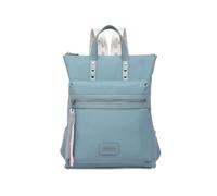 Miss Lulu Mochila de Moda para Damas, Ligera y Resistente al Agua, Bolso de Hombro de PU, Mochila Casual de Viaje con Correas de Estilo Boho-chic (Azul)