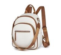 Miss Lulu Mochila mujer versátil de PU,Bolso mochila mujer convertible,Transformable en bandolera o mochila,Ideal para uso diario y momentos casuales
