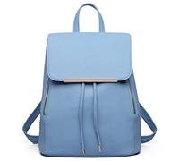 Miss Lulu Mochila Mujer Bolso Bandolera Daypack Casual Elegante Moda Cuero PU