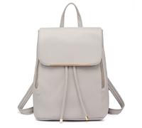 Miss Lulu Mochila Pequeña para Mujer Impermeable,Mochila de Ciudad en Piel Sintética Ideal para Viajes Trabajo y Escuela