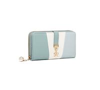 Miss Lulu Monedero Mujer, Tri Color Largo Cartera Embrague con 12 Ranuras, Cartera de señora de Cuero Muy Suave, Cartera Larga