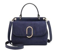 Miss Lulu Mujer Bolsa de asa superior Bolsos de gamuza Bandolera bandolera Para el trabajo Compras Viajar Cuero pu Armada