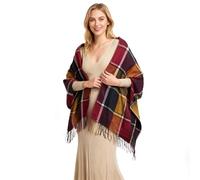 Oak & Tea Bufandas para Damas, Chales Tartán Cálidos de Invierno con Sensación de Cachemira, Envolturas y Regalos de Bufandas para Mujeres (Morado)