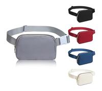 Riñonera Deportiva Hombre y Mujer Impermeable Viaje Cinturón de Dinero Senderismo Ciclismo con Hebilla Ajustable