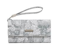 Miss Lulu Cartera Grande para Mujer de Cuero PU, Monedero Ligero con Estampado Floral y Múltiples Compartimentos
