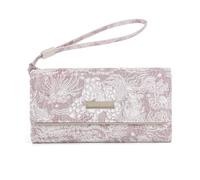 Miss Lulu Cartera Grande para Mujer de Cuero PU, Monedero Ligero con Estampado Floral y Múltiples Compartimentos