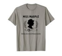 Miss Marple Sharp como Aguja de Tejer Camiseta