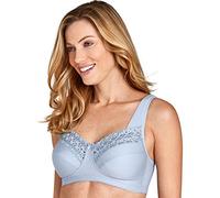 Miss Mary of Sweden Broderie Anglaise Sujetador de Mujer en algodón con Copa Completa y sin aro 105C Dusty Blue