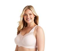 Miss Mary of Sweden Broderie Anglaise Sujetador de Mujer en algodón con Copa Completa y sin aro 95D Dusty Pink