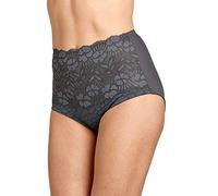 Miss Mary of Sweden Faja Moldeadora de Talle Alto con Jacquard y Encaje Mujer 40 Dark Grey