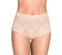 Miss Mary of Sweden Faja Moldeadora de Talle Alto con Jacquard y Encaje Mujer 48 Beige