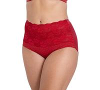 Miss Mary of Sweden Faja Moldeadora de Talle Alto con Jacquard y Encaje Mujer 48 Red