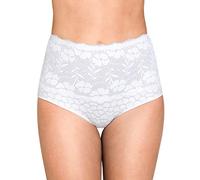 Miss Mary of Sweden Faja Moldeadora de Talle Alto con Jacquard y Encaje Mujer 56 White