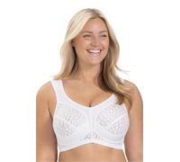 Miss Mary of Sweden Lovely Jacquard Sujetador con Aros y Escote Alto, Cobertura Completa 115F White