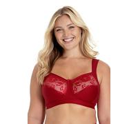 Miss Mary of Sweden Lovely Sujetador de algodón sin Aros con Encaje 125H Red