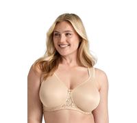 Miss Mary of Sweden Smooth Lacy Sujetador Tipo Camiseta con Aros, Copa preformada, Soporte 90C Beige